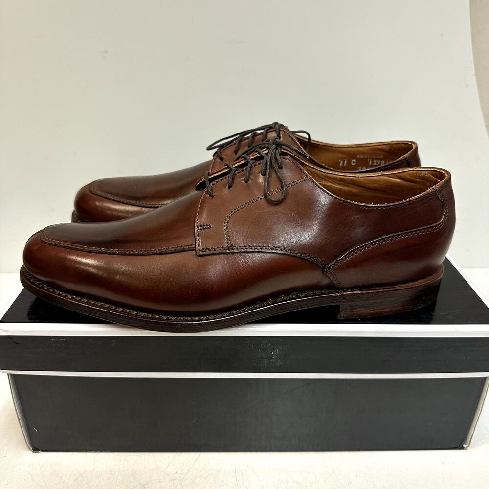 NIB Rancourt & Co. x FootJoy Split Toe Derby Dress Shoe Brown Calf 79206 11 C